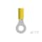 Te Connectivity Ring Terminal, 1/4 in Stud Size, 10 AWG, 600 V, Vinyl Insulated, Yellow 34855 - alternate 2